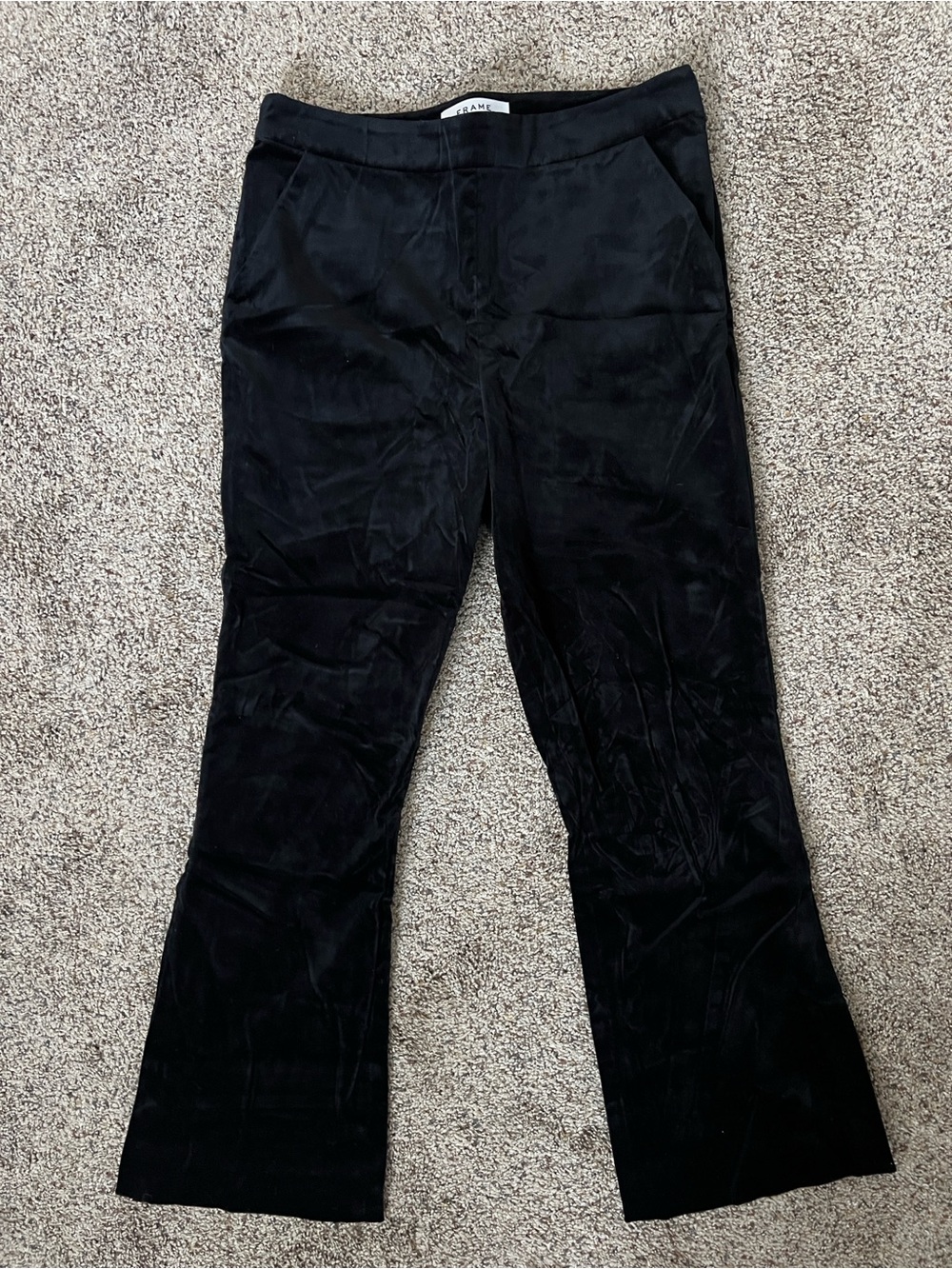 Frame Velvet Flare Pant